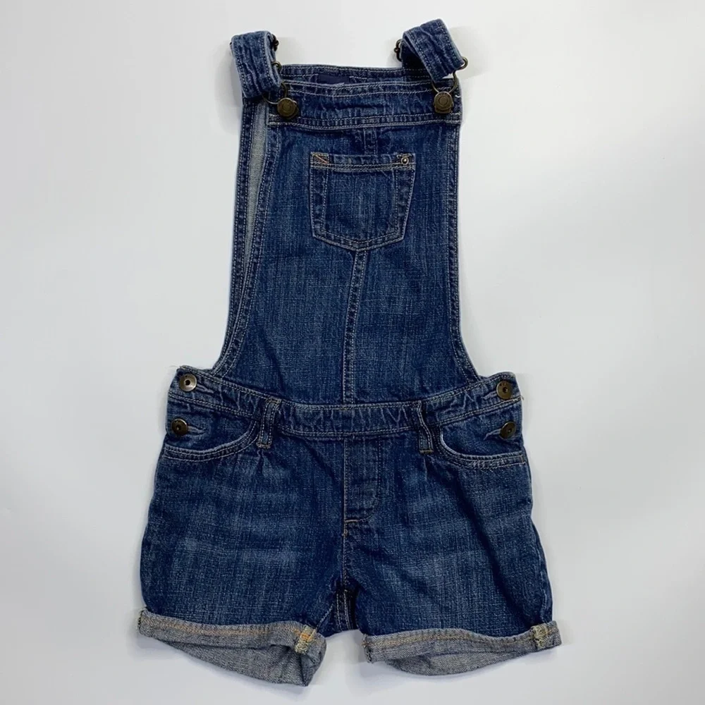 Baby Gap Denim Overall Shorts Toddler 5 years